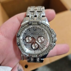 Bulova Silver Crystal-Accented Women's Watch